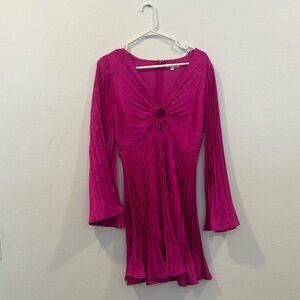 Beautiful pink dress with cutout